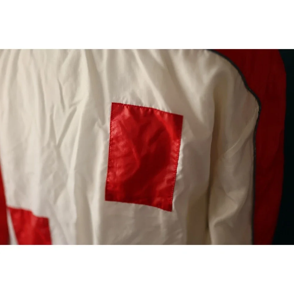 Vintage 80s Coca-Cola Jacket 100 Year Anniversary Size: M Red & White Jacket